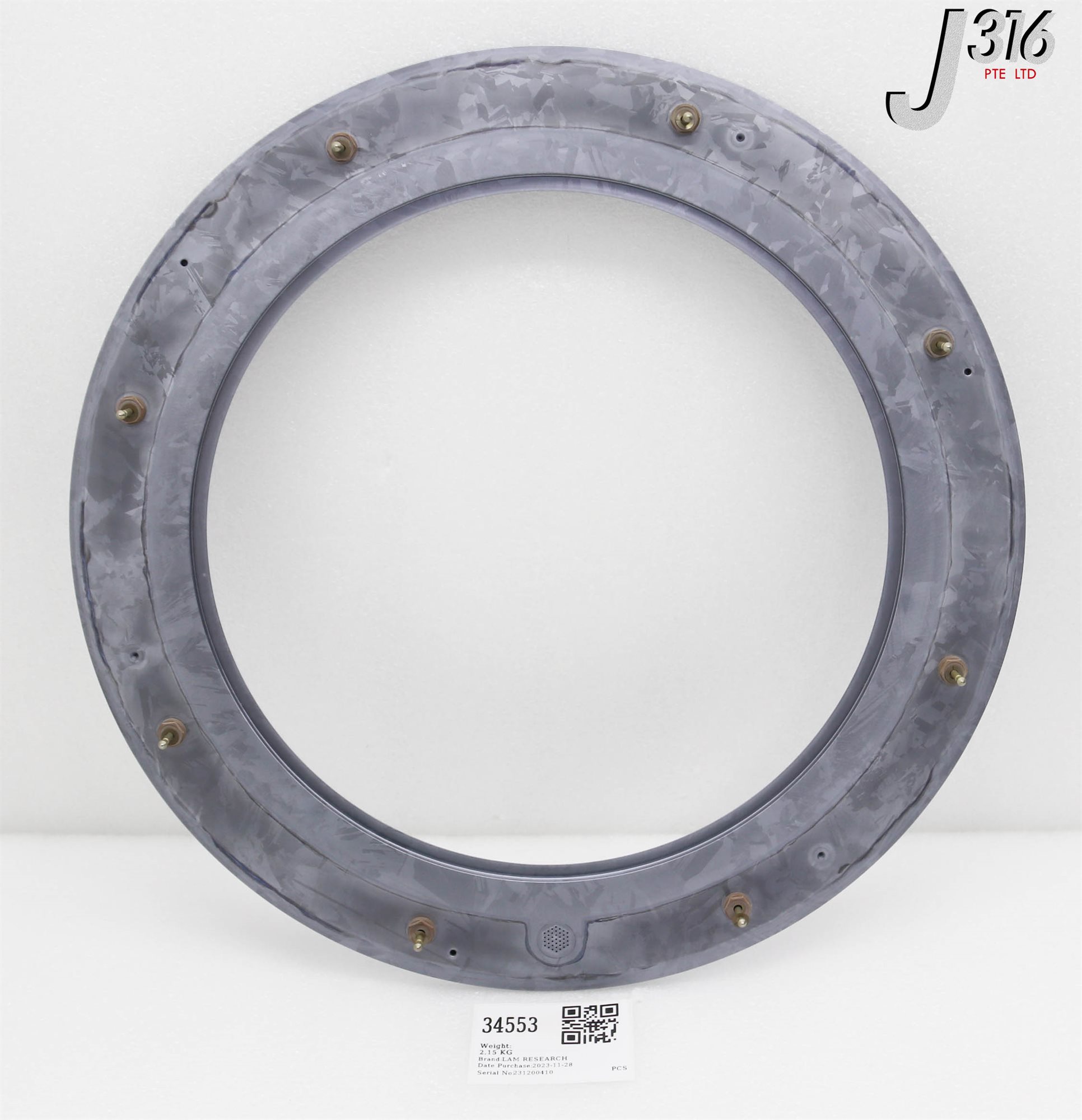 High quality！ 34553 LAM RESEARCH RING ASSY, ELECTRODE, OUTER, SI 716-082039-245